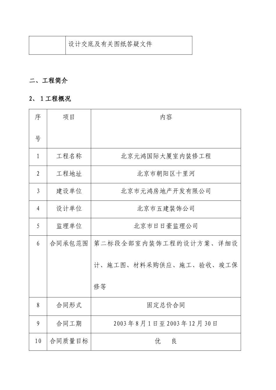 元鸿国际大厦装修施工方案_第3页