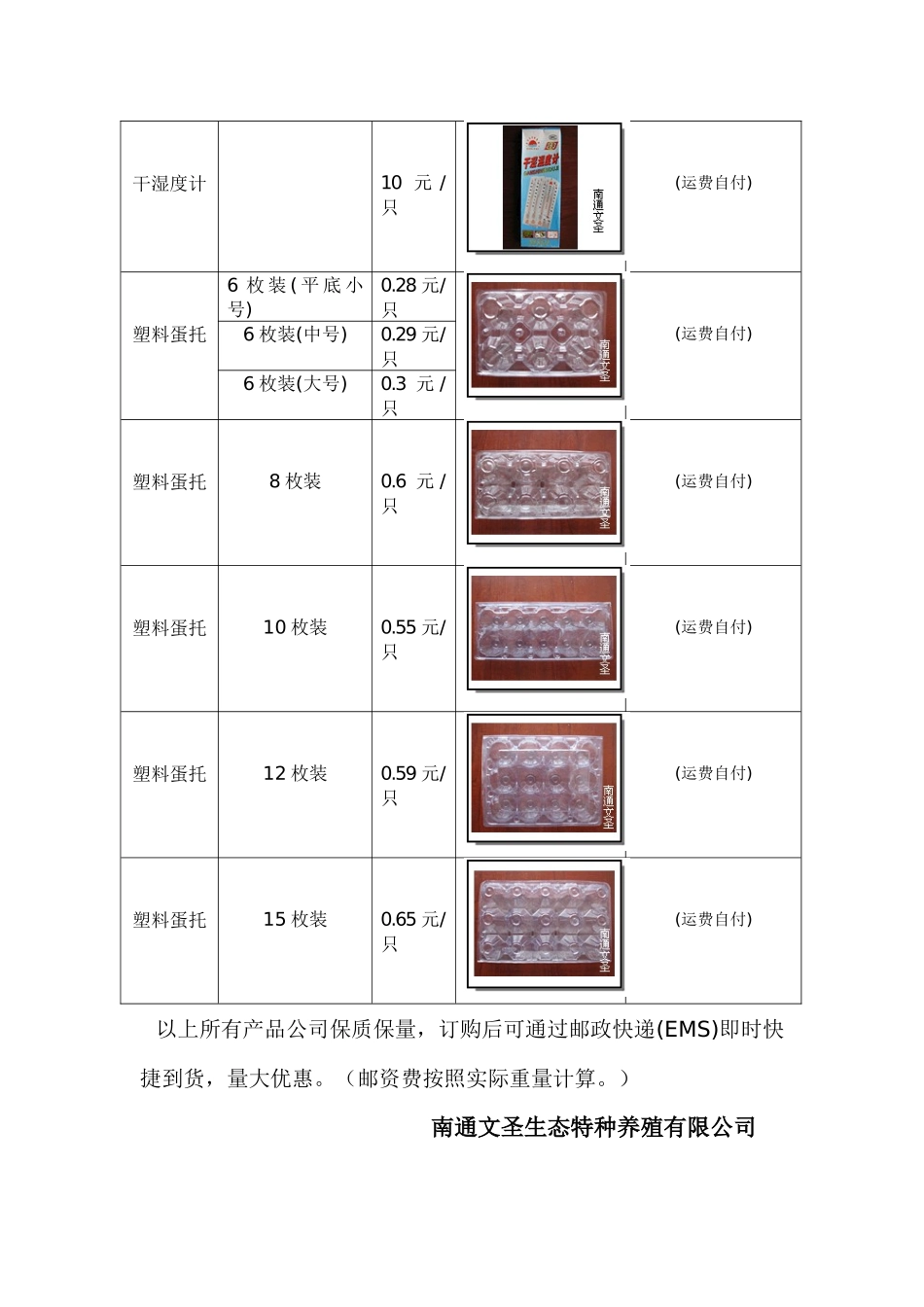 文圣公司材料报价单品名规格价格实物图备注_第2页