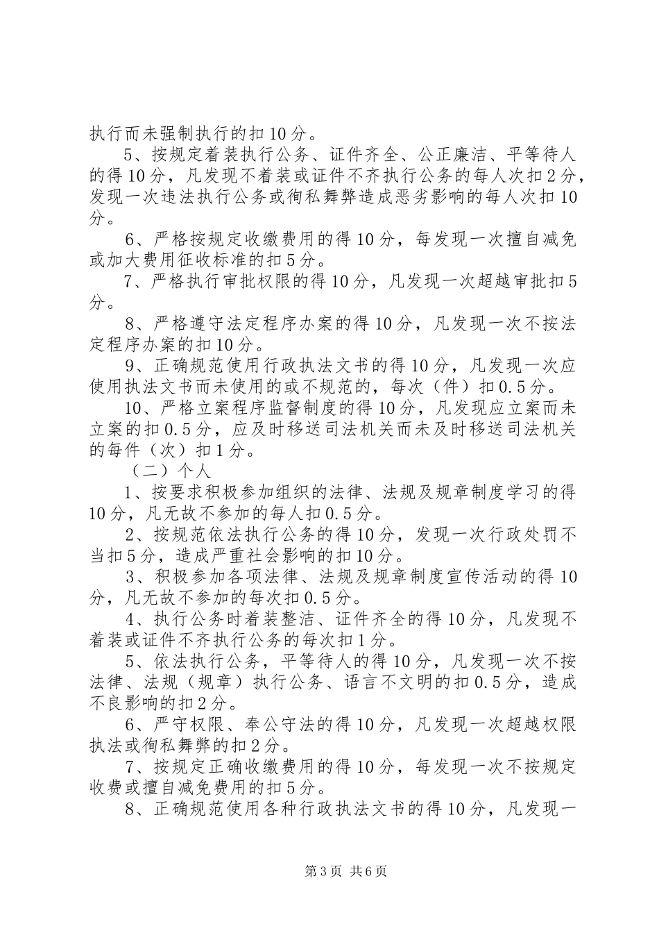 路政执法人员评议规章制度_第3页