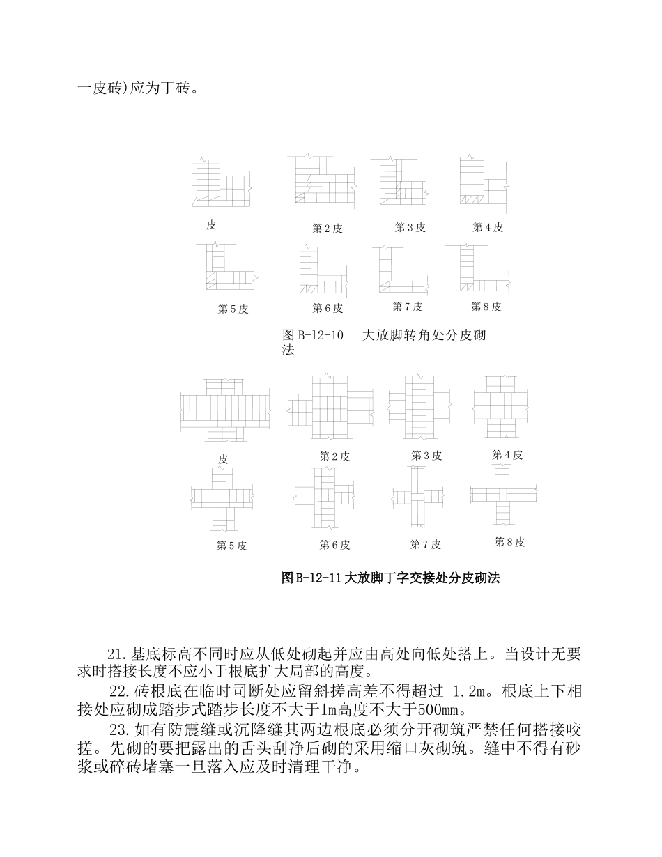 砌体分项工程技术交底内容_第2页