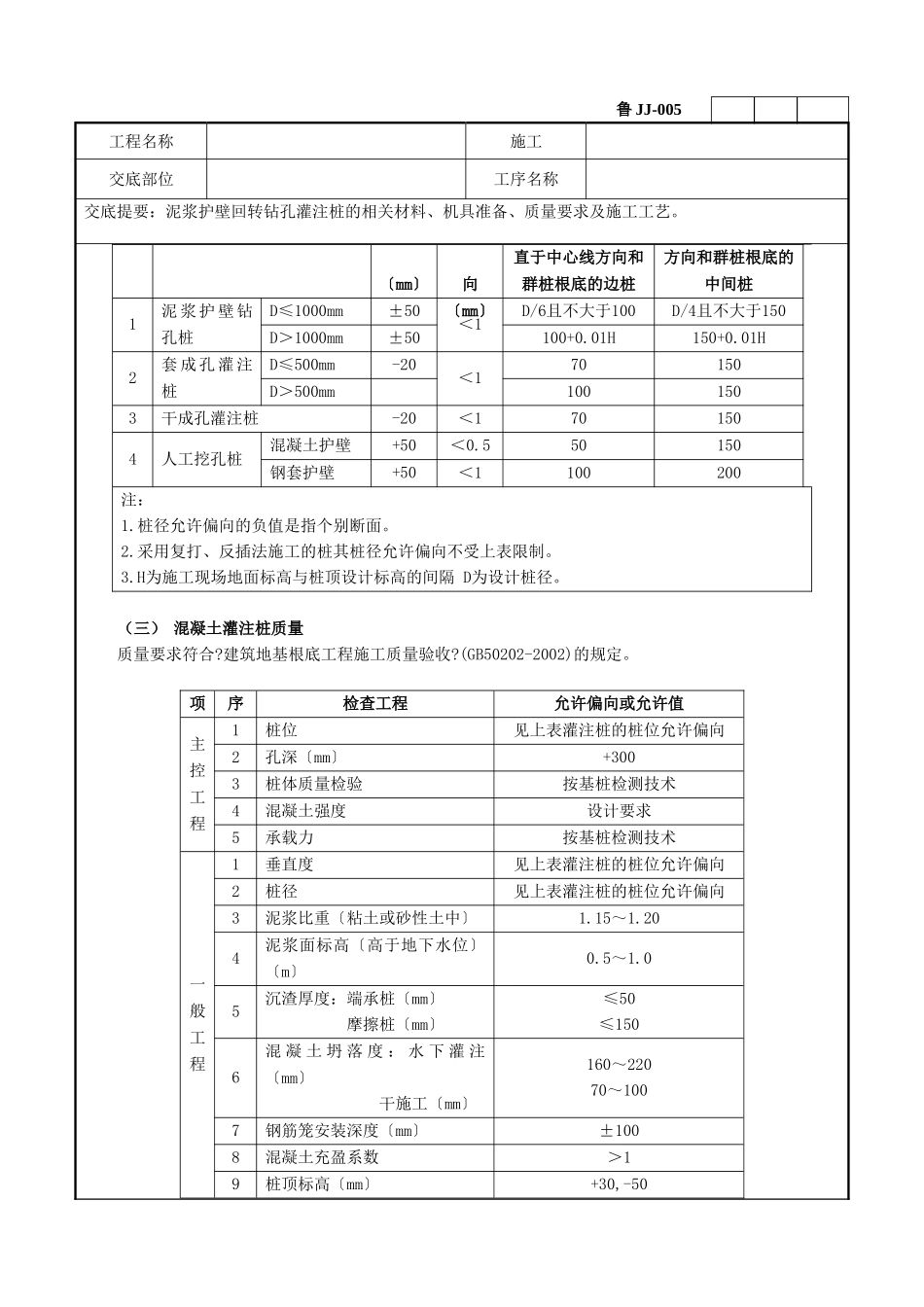 泥浆护壁回转钻孔灌注桩技术交底1_第2页
