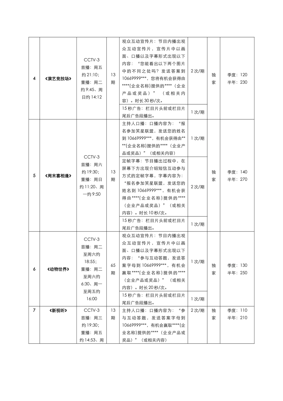cctv-3栏目短信互动广告方案_第3页