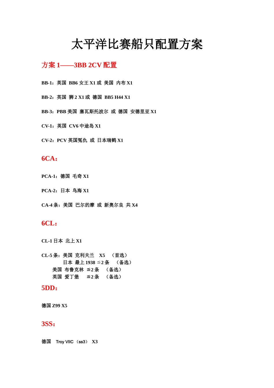 太平洋比赛配兵配船方案_第1页