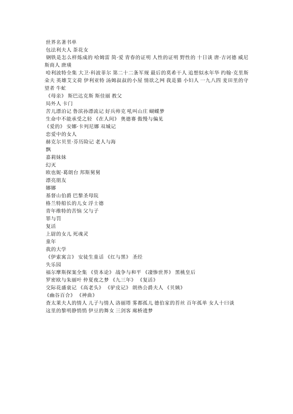 世界名著推荐 _第3页
