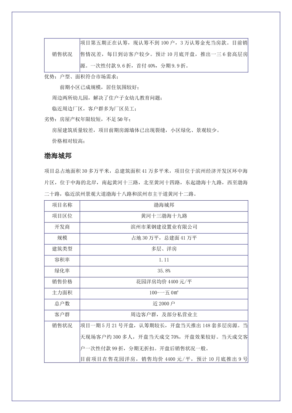 区域住宅项目市场调查_第3页