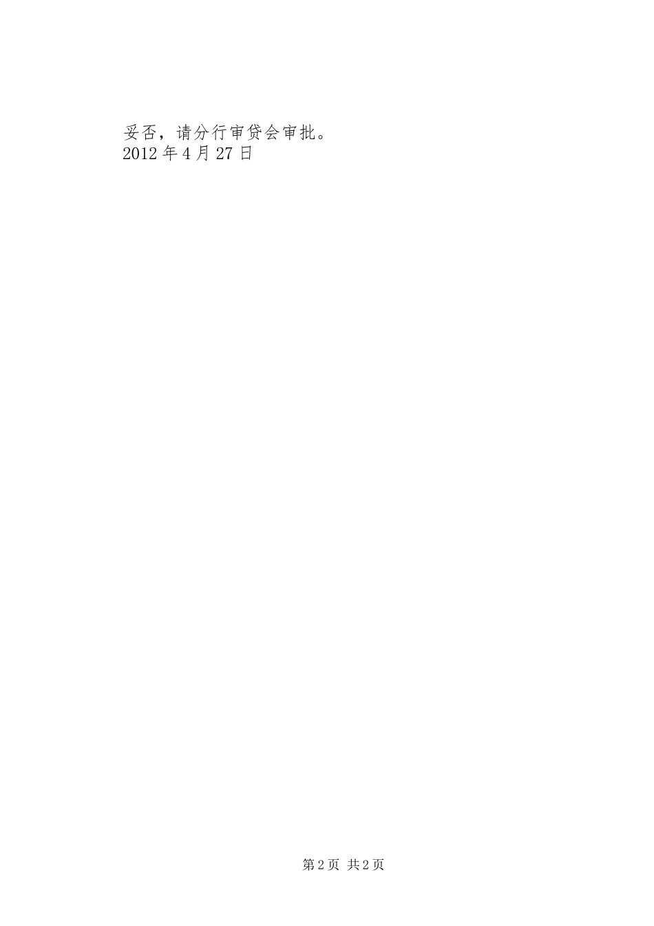 风险审查报告书 _第2页