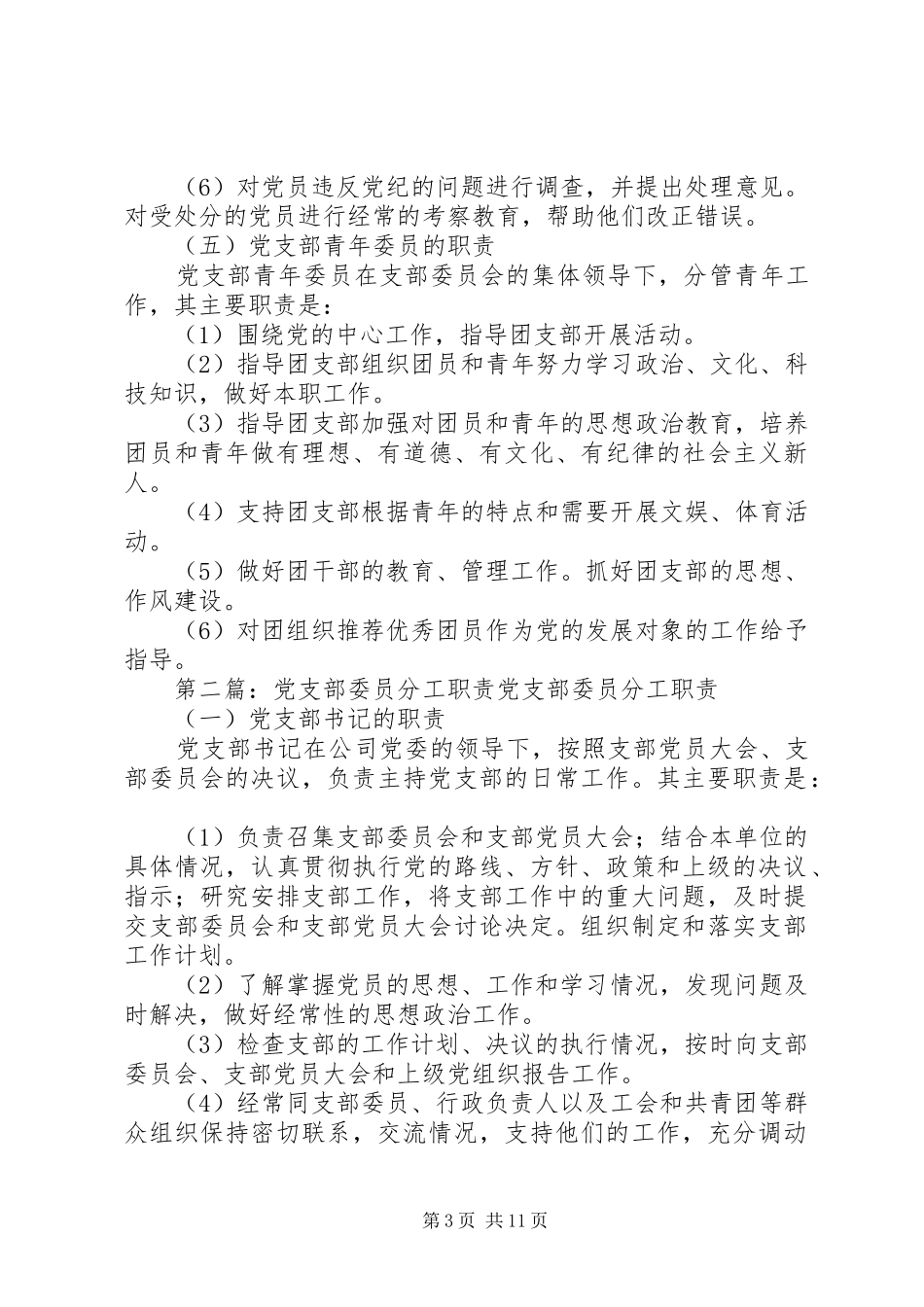 党支部委员职责要求分工_第3页