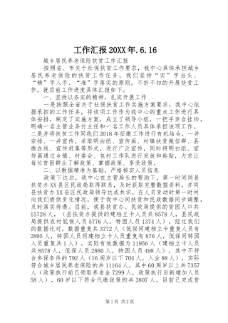 工作汇报20XX年.6.16 (5)