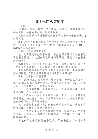 安全生产承诺规章制度  (2)