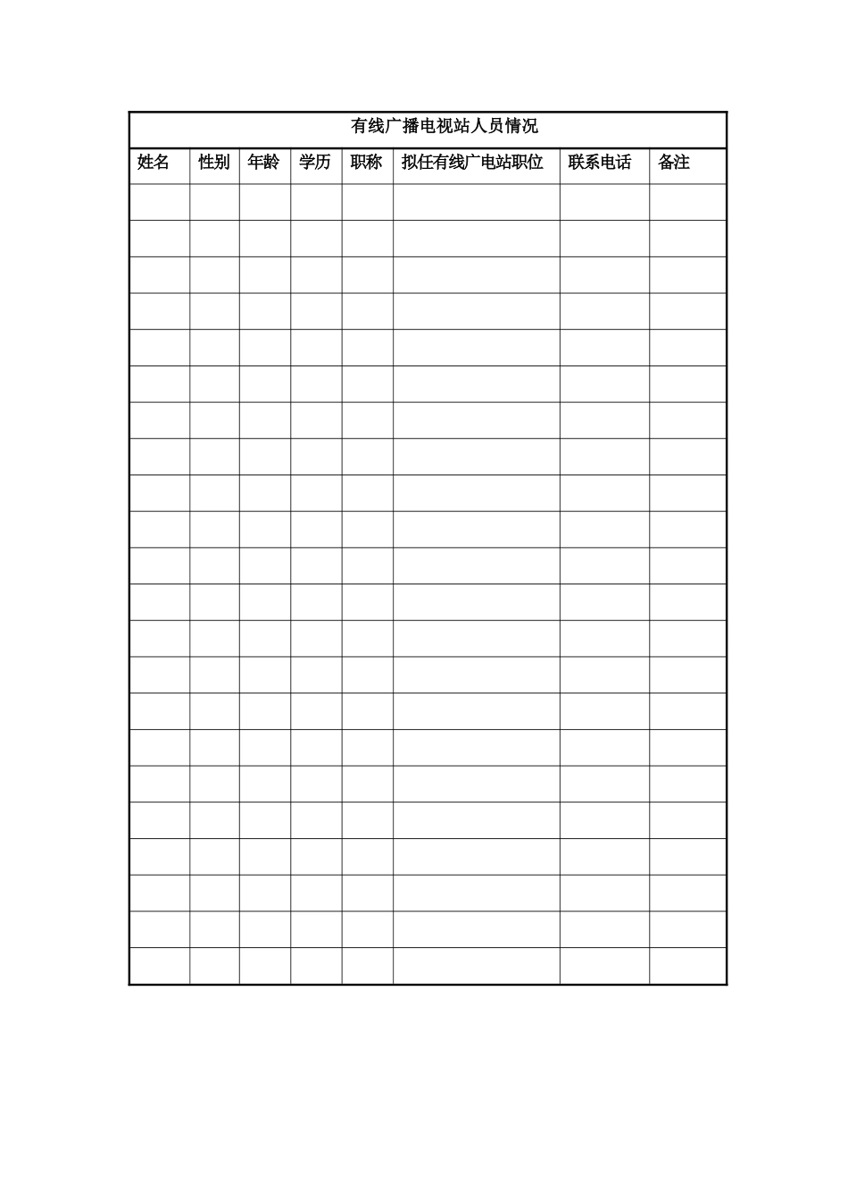 设立乡镇广播电视站申请表-设立企事业有线广播电视站_第3页