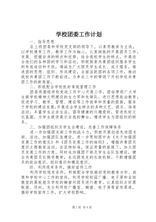 学校团委工作计划 (42)