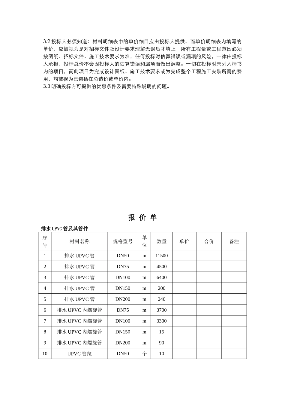 排水UPVC管-技术条款_第3页