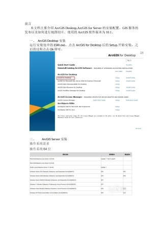 ArcGISServer开发环境搭建以及服务发布