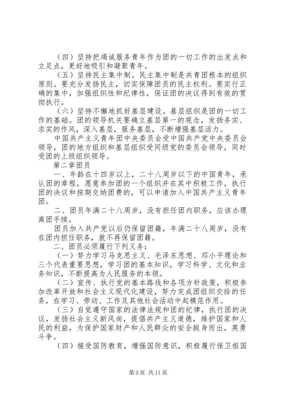 企业共青团工作规章制度细则 (2)_第3页