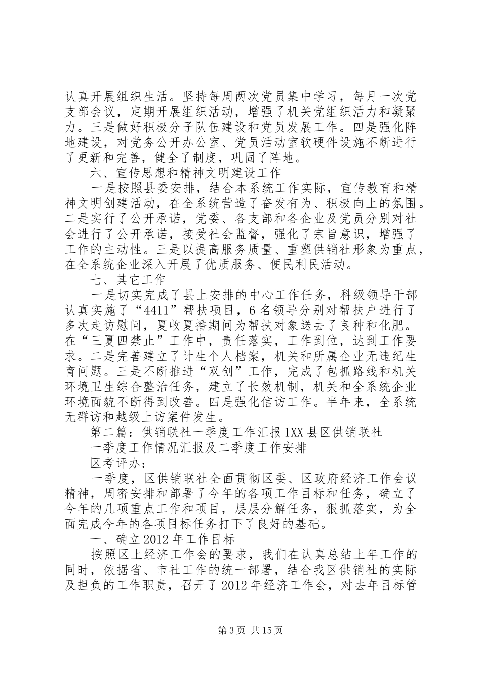 供销联社目标任务执行情况汇报 _第3页