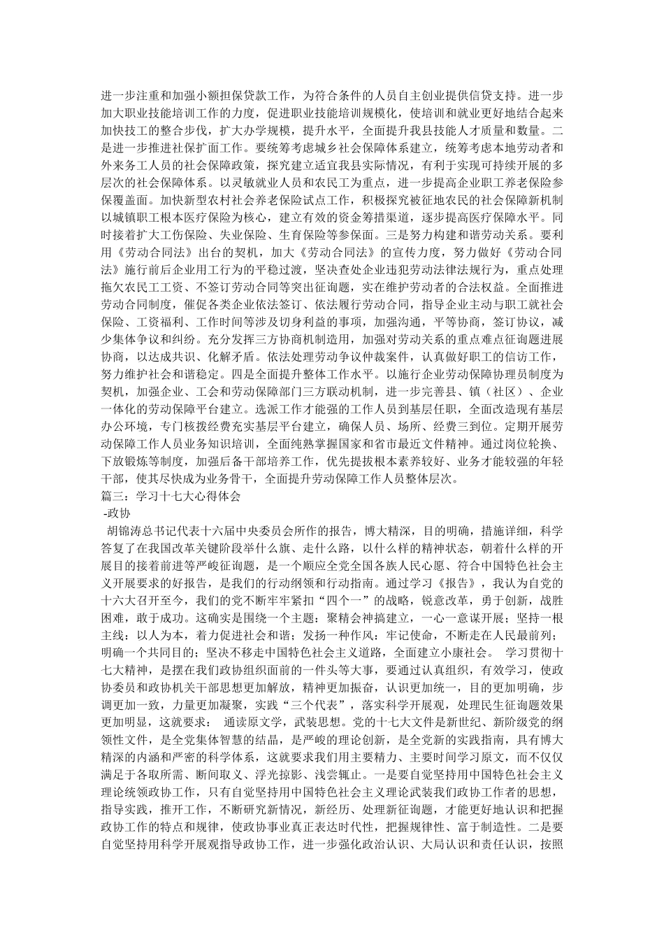 十七大学习心得 _第2页