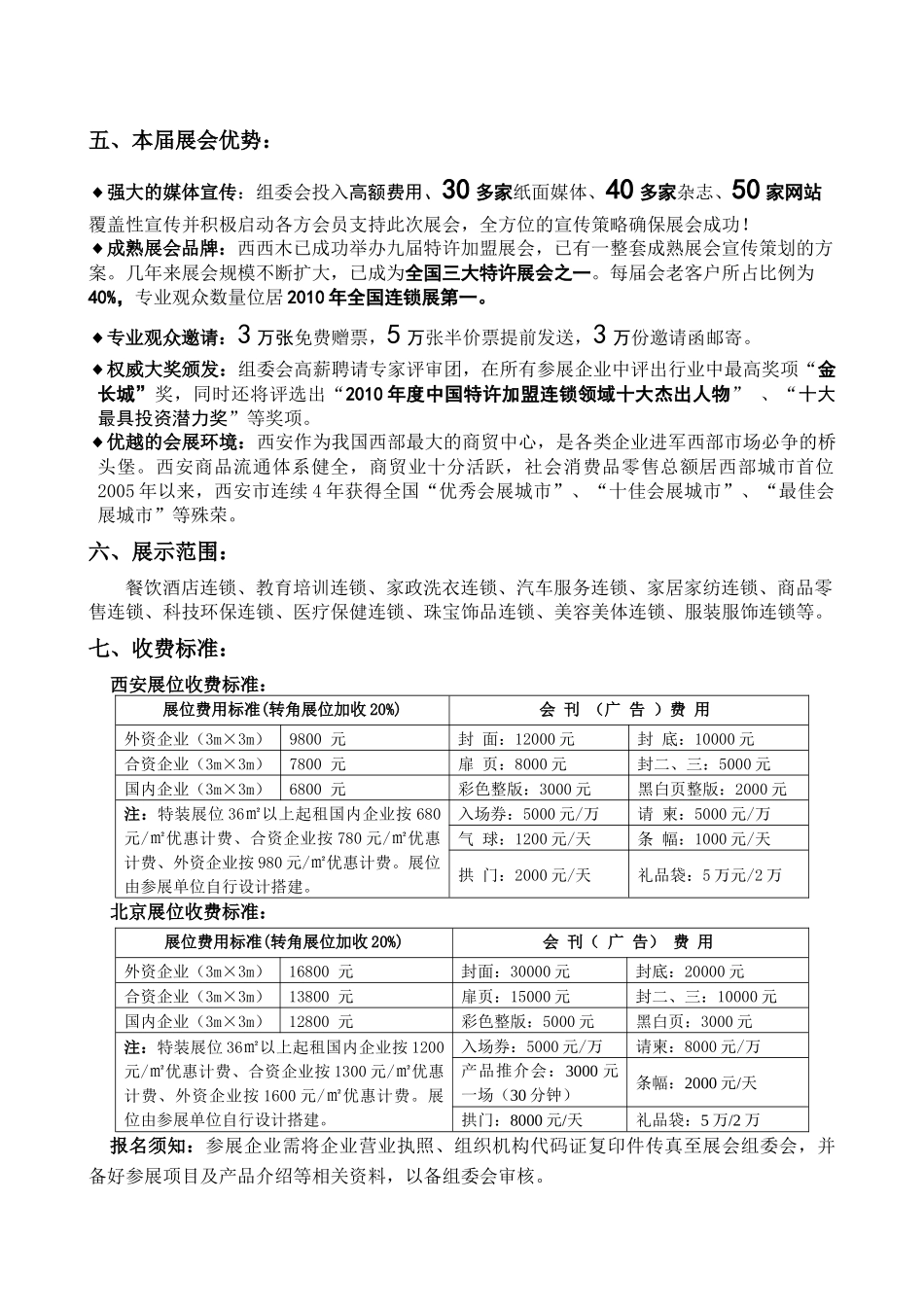 XXXX中国西北特许加盟连锁_第2页