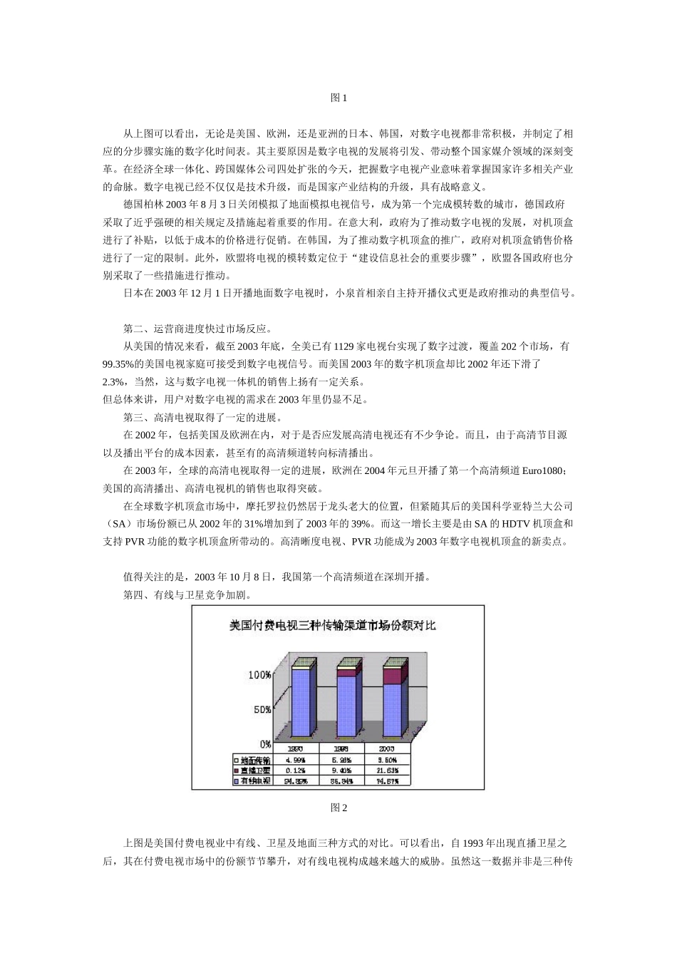 中国数字电视产业回顾分析_第2页