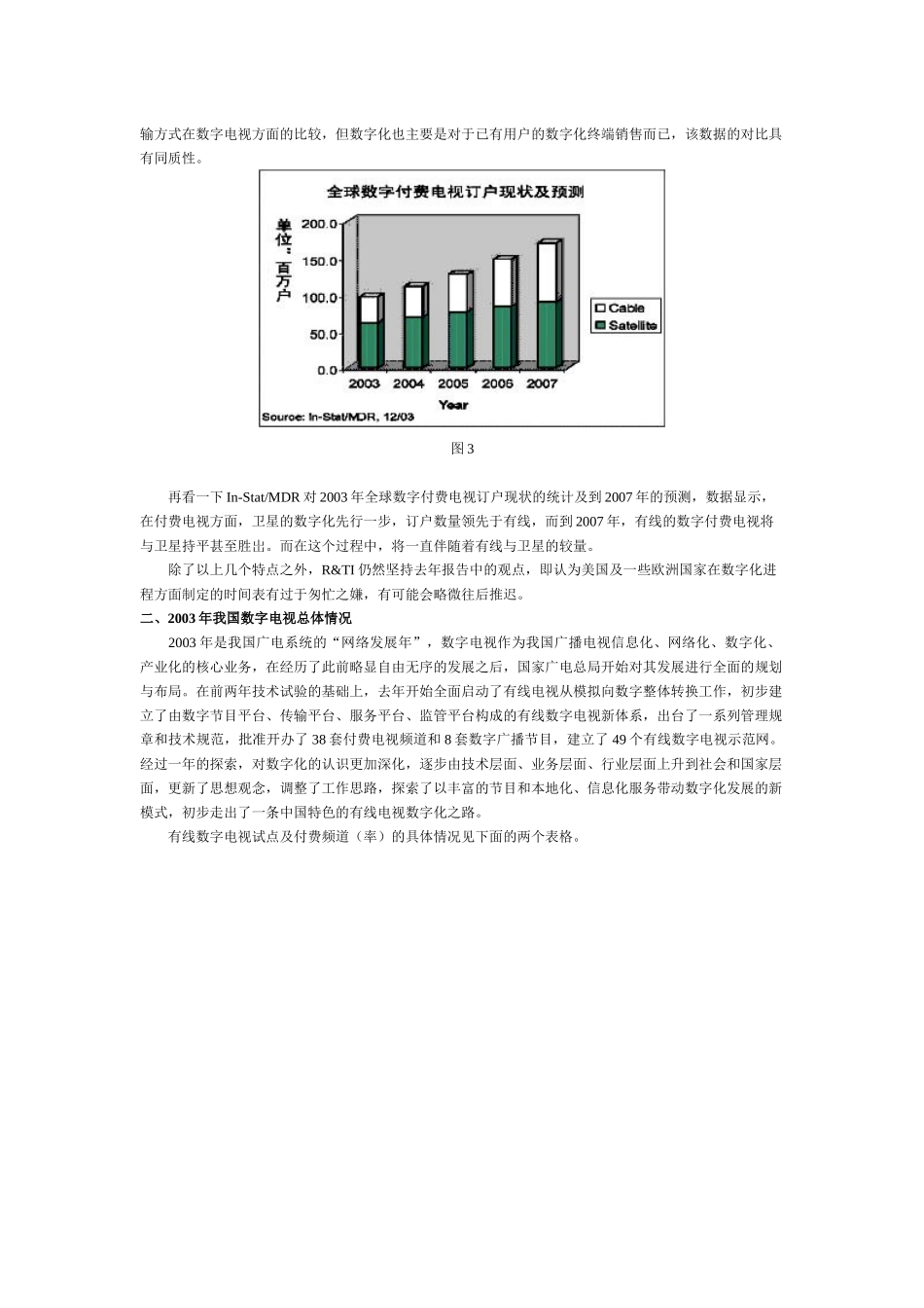 中国数字电视产业回顾分析_第3页