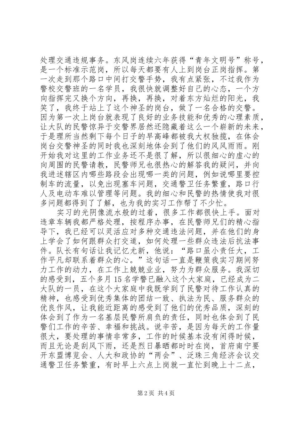 交警队主体评估报告 _第2页