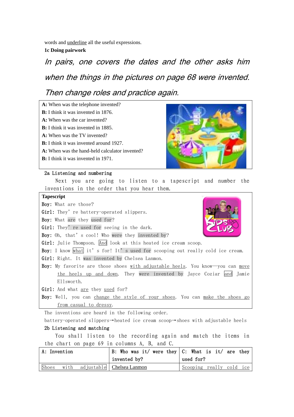 unit 10《by the time i got outside，the bus had already left》section a 教案（人教新目标九年级）doc--初中英语 _第3页