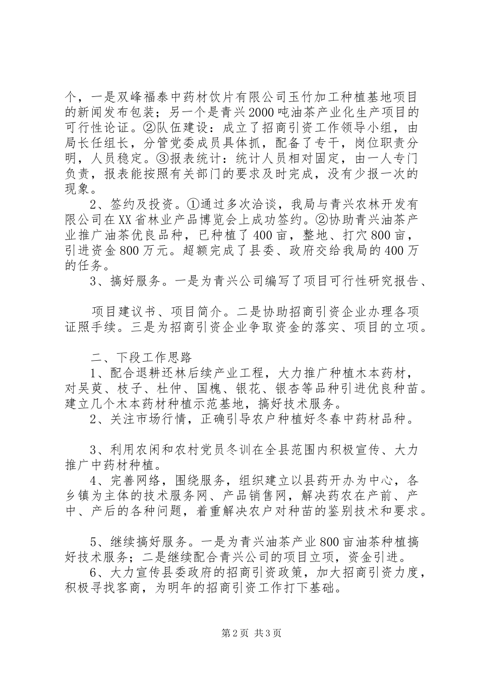 开发区外经贸及招商引资工作情况汇报 _第2页