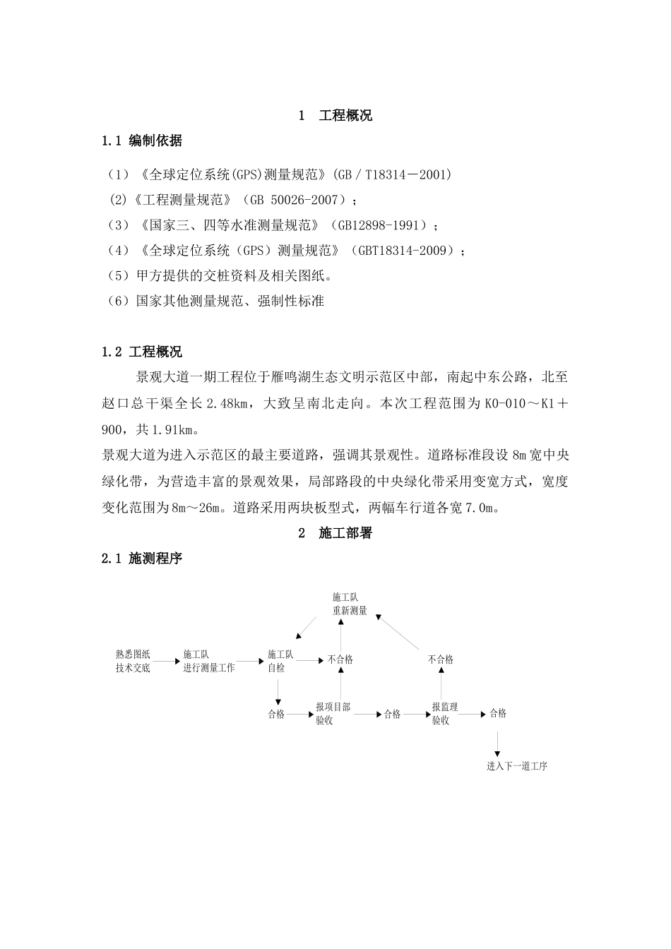 市政工程测量施工方案_第1页