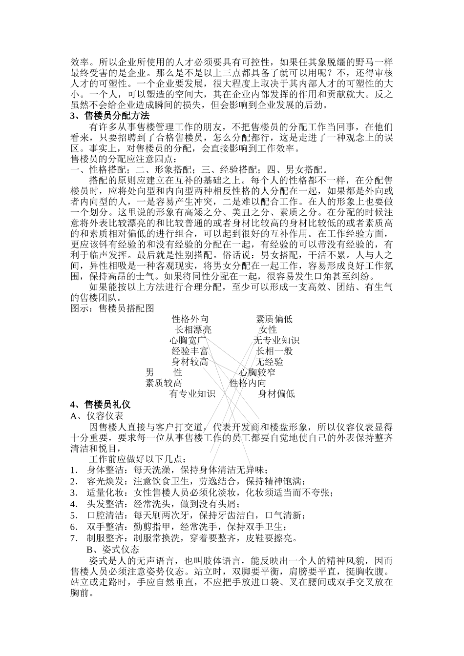 房地产行业-销售队伍的组织原则&基础接待标准_第2页