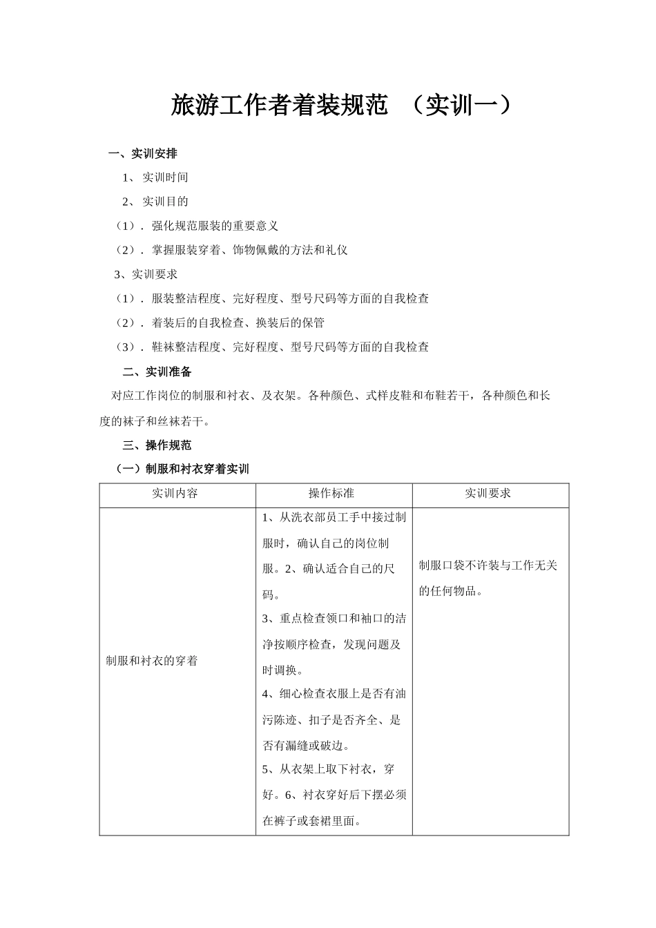 旅游工作者着装规范_第1页