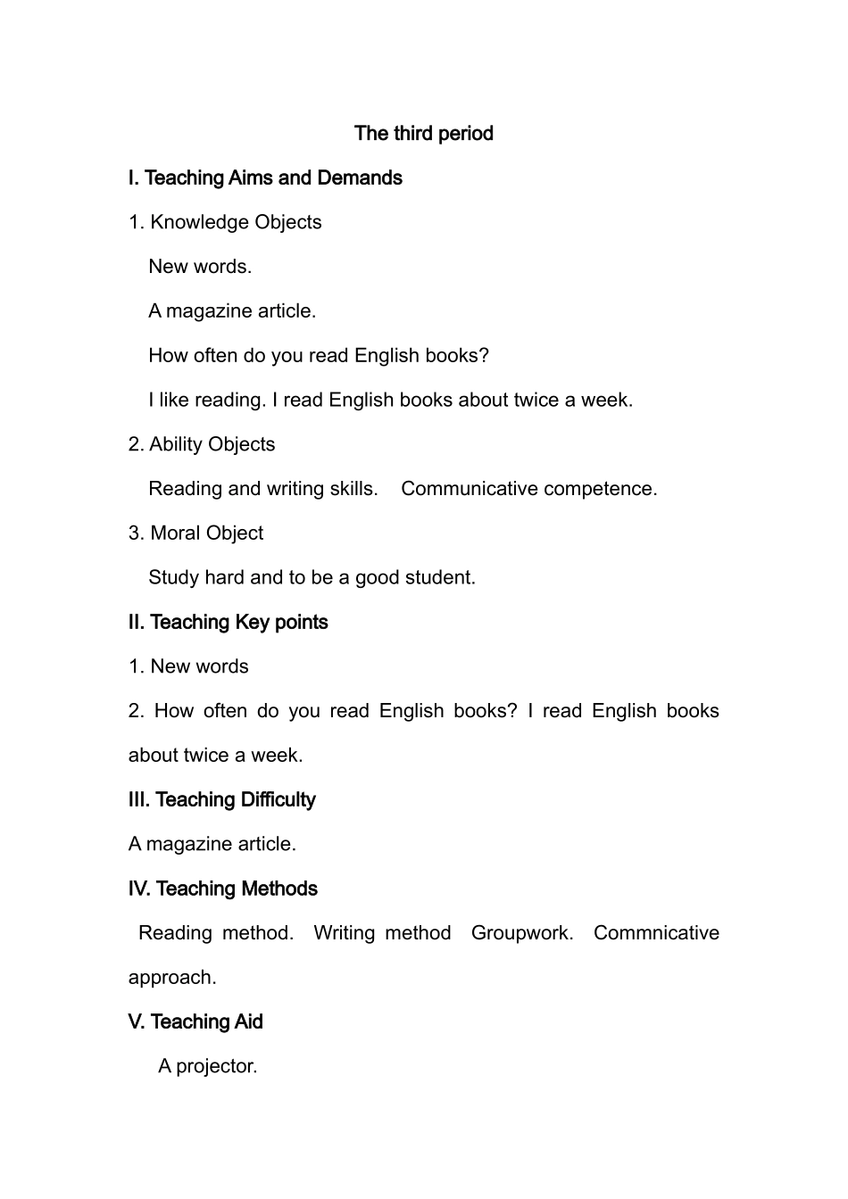 unit 1《how often do you exercise》period 3（人教新目标八年级）doc--初中英语 _第1页