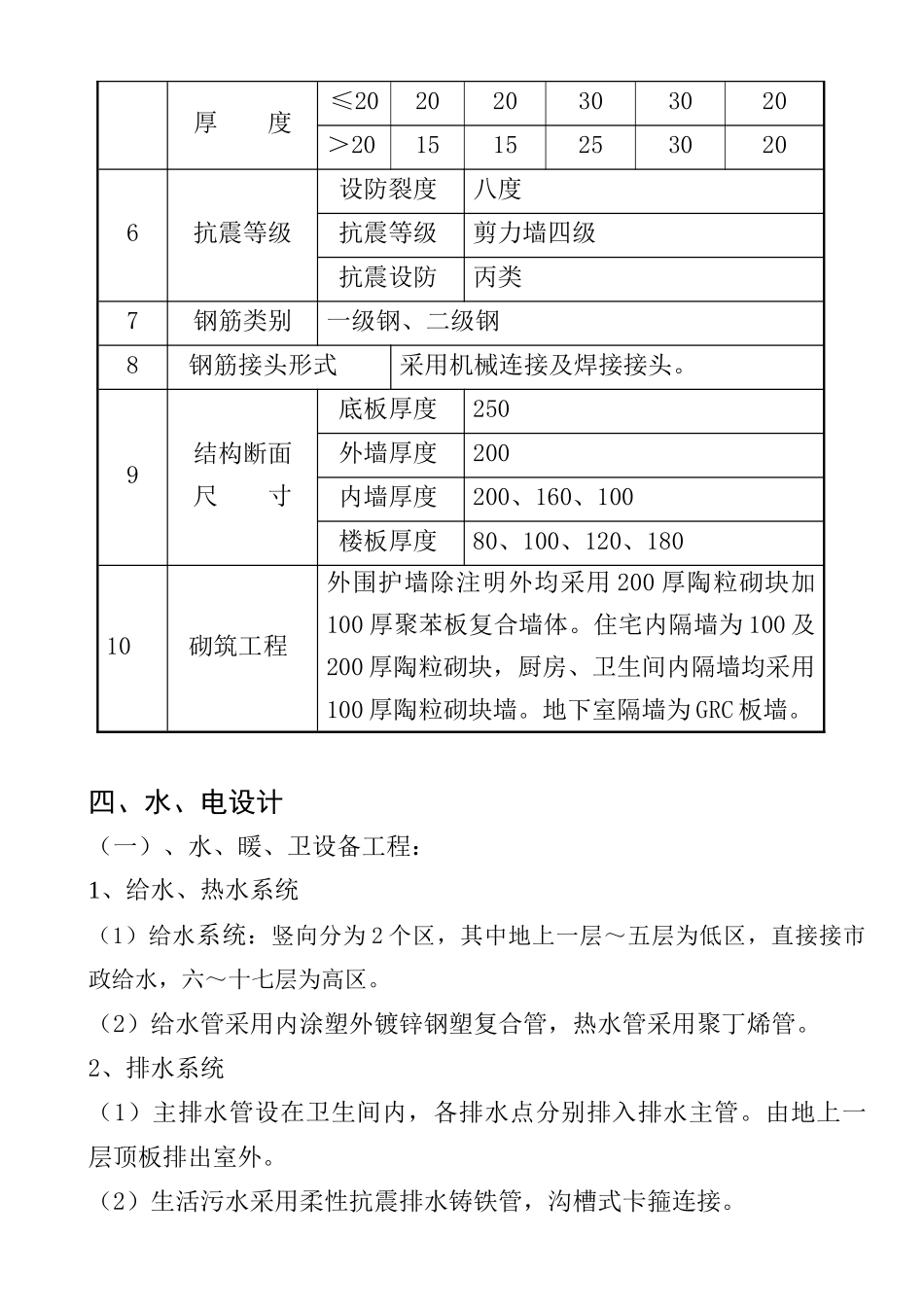 安远县泰城家居建材广场展销大厦高层住宅楼施工组织设计_第3页