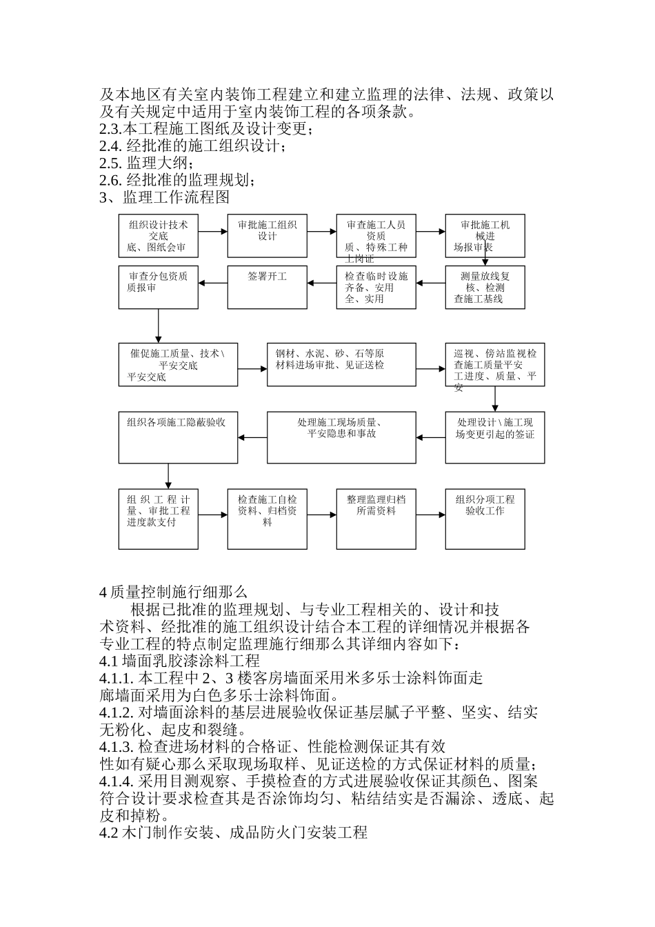 福燕洲围防汛站配套设施及环境整治工程监理实施细则_第3页