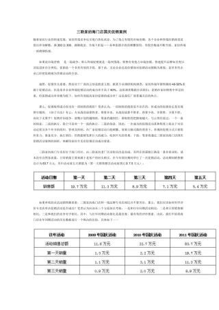 三联家纺海门店国庆促销案例