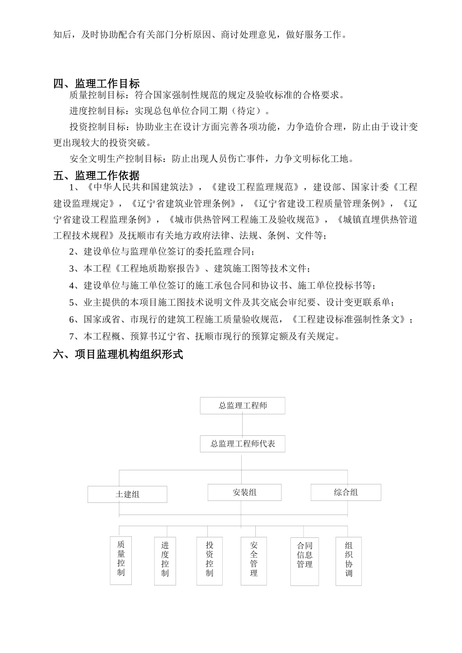抚顺高新技术产业园区集中供热管网工程监理规划_第3页