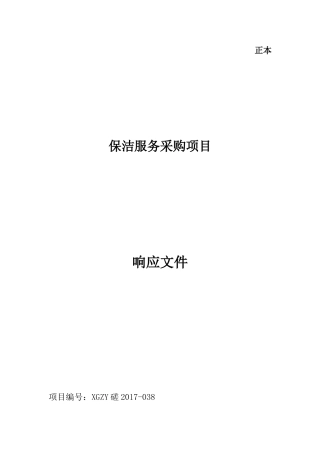 保洁服务有限公司(50页)