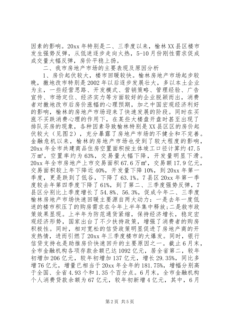 20XX年房地产市场调研报告范本_第2页