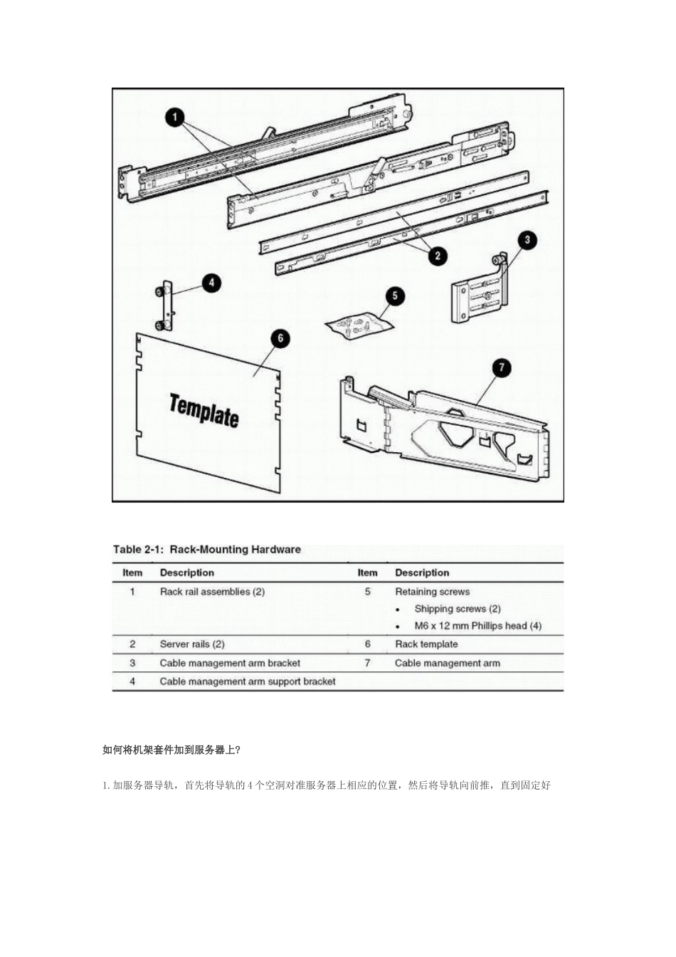 HP Proliant ML系列服务器上机架操作方法_第2页