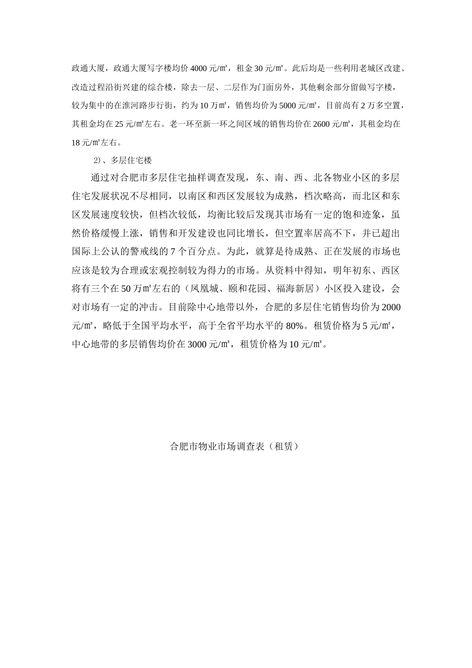 合肥市xx大厦营销策划方1_第3页