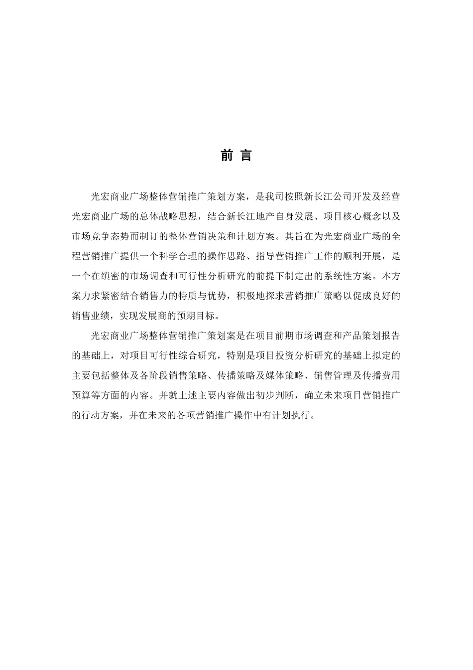 岳阳光宏购物公园商业项目市场营销策划报告-52_第3页