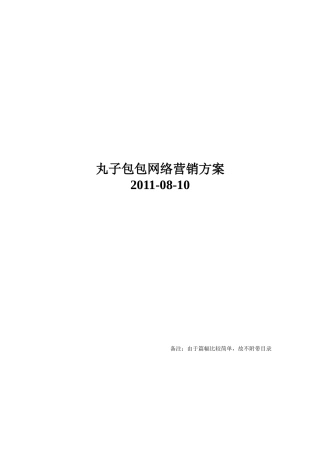包包类网络营销方案