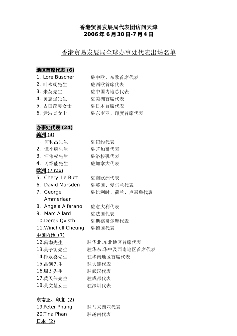 香港贸易发展局代表团访问天津_第1页