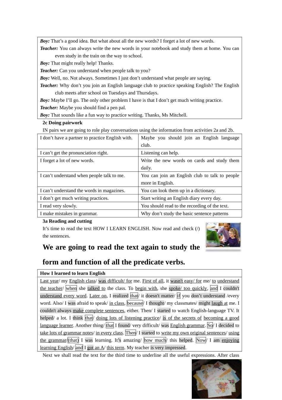 unit 1《how do you study for a test》section b 教案（人教新目标九年级）doc--初中英语 _第3页