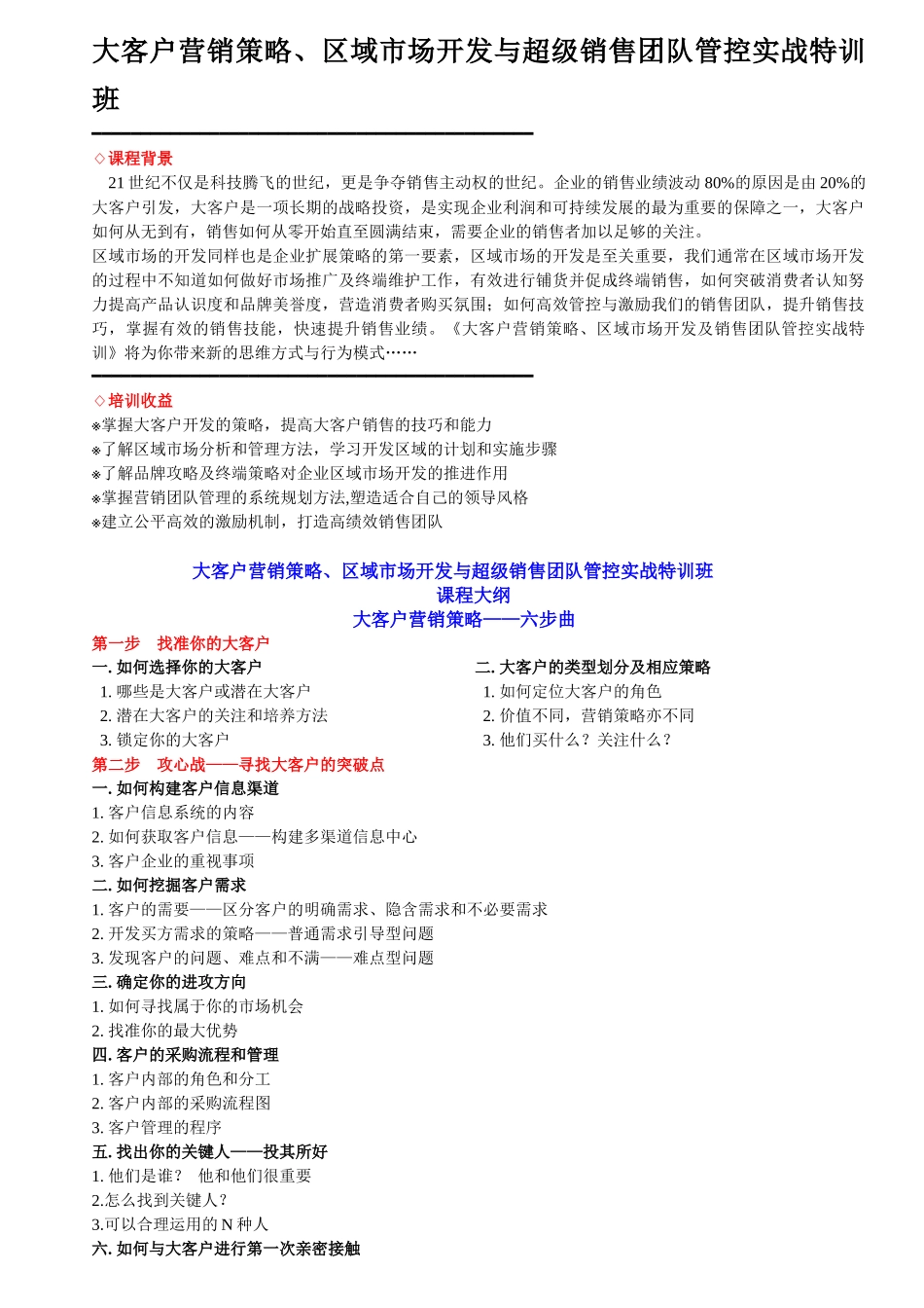 《大客户营销策略》_第1页