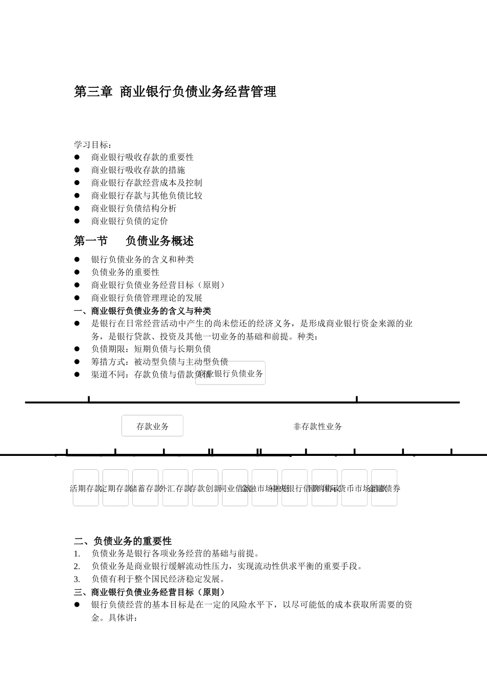 商业银行负债业务经营管理_第1页