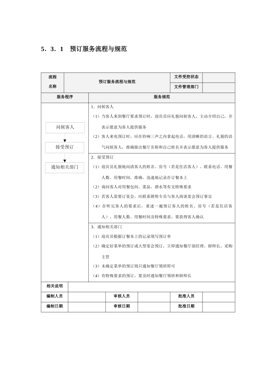 华都服务流程与规范_第1页