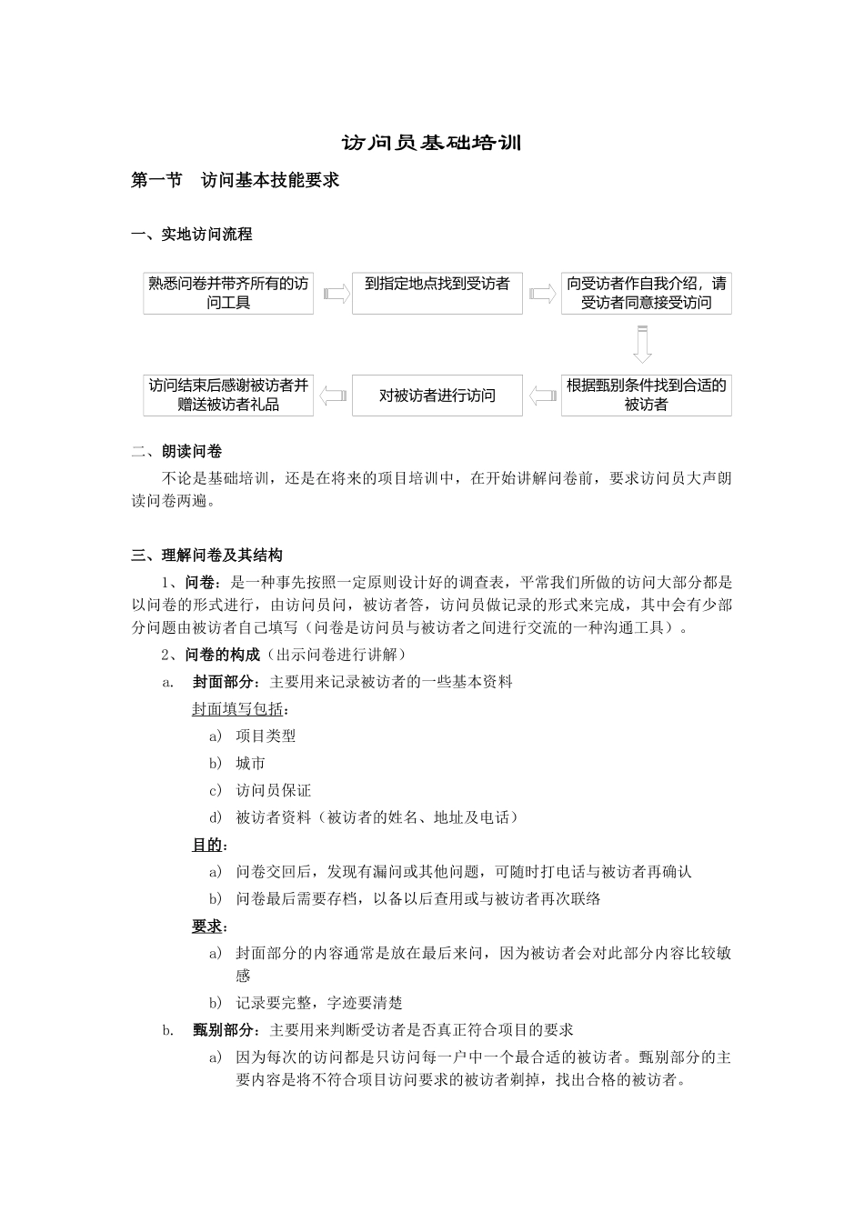 市场调研访问员基础培训_第1页