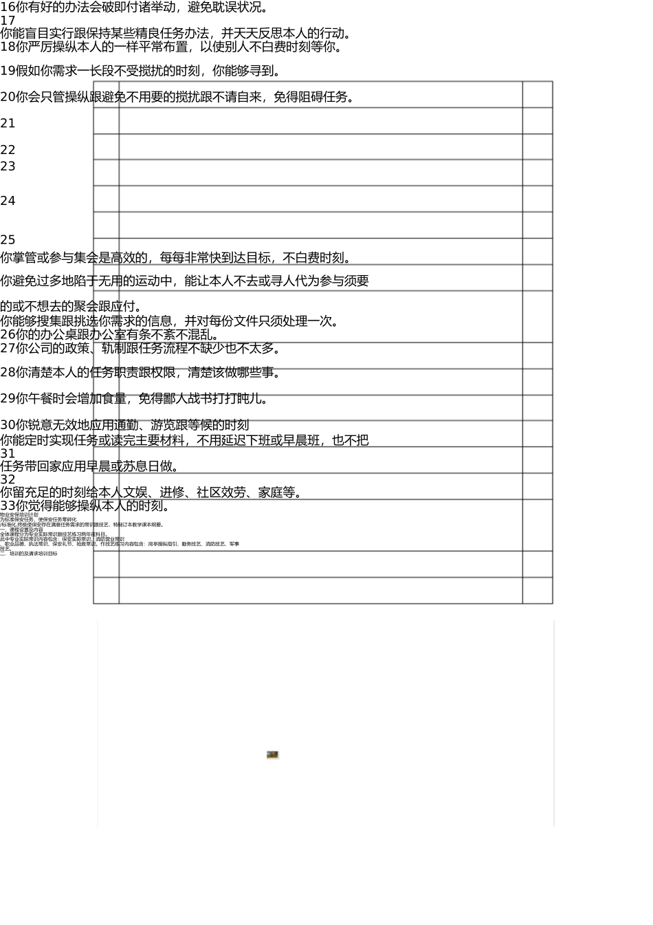 时间管理调查表 _第2页