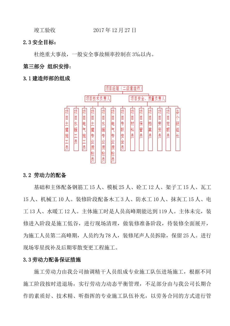 XX服务中心建设项目施工组织设计_第3页