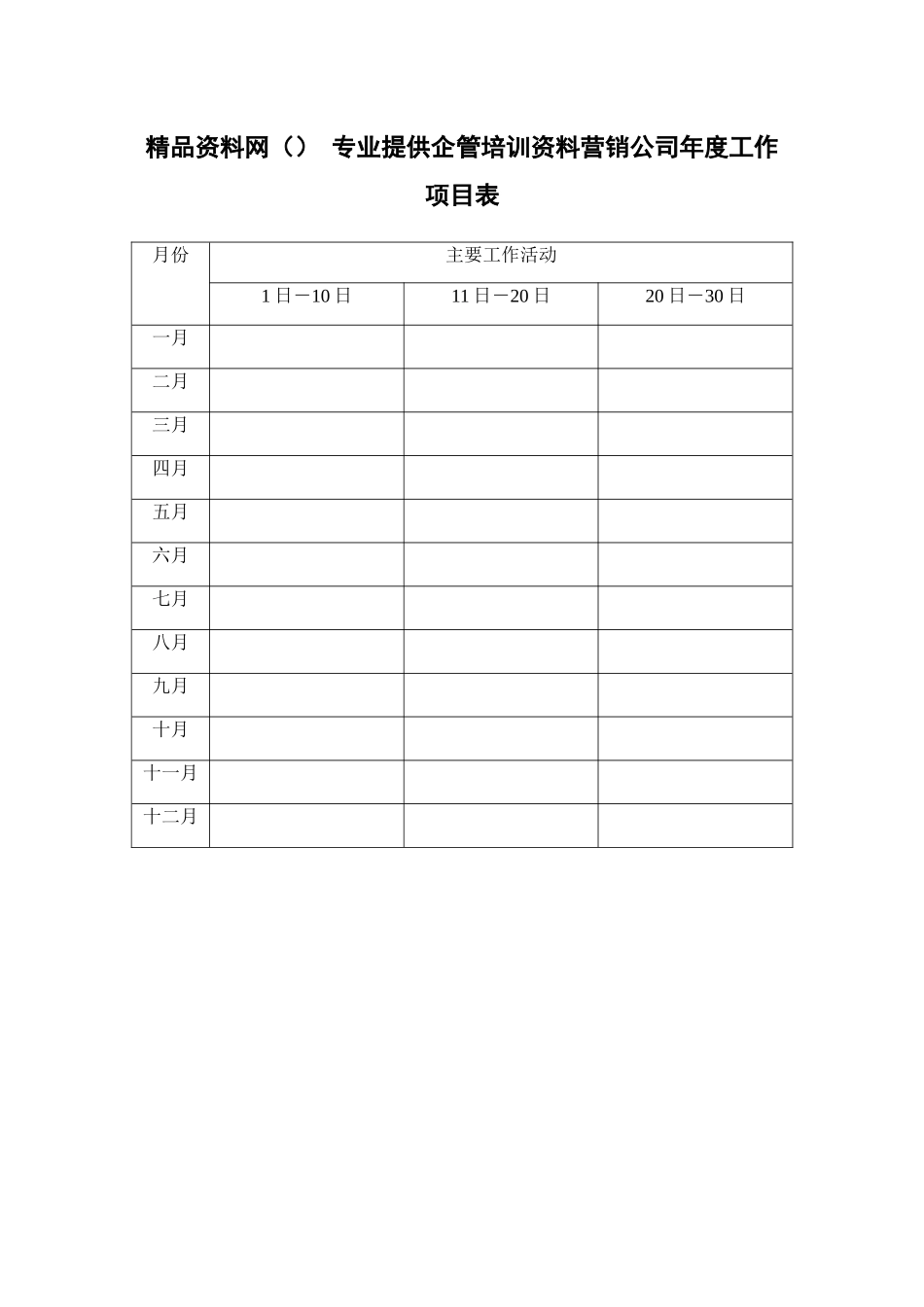 全套营销经理培训下属的资料_第1页