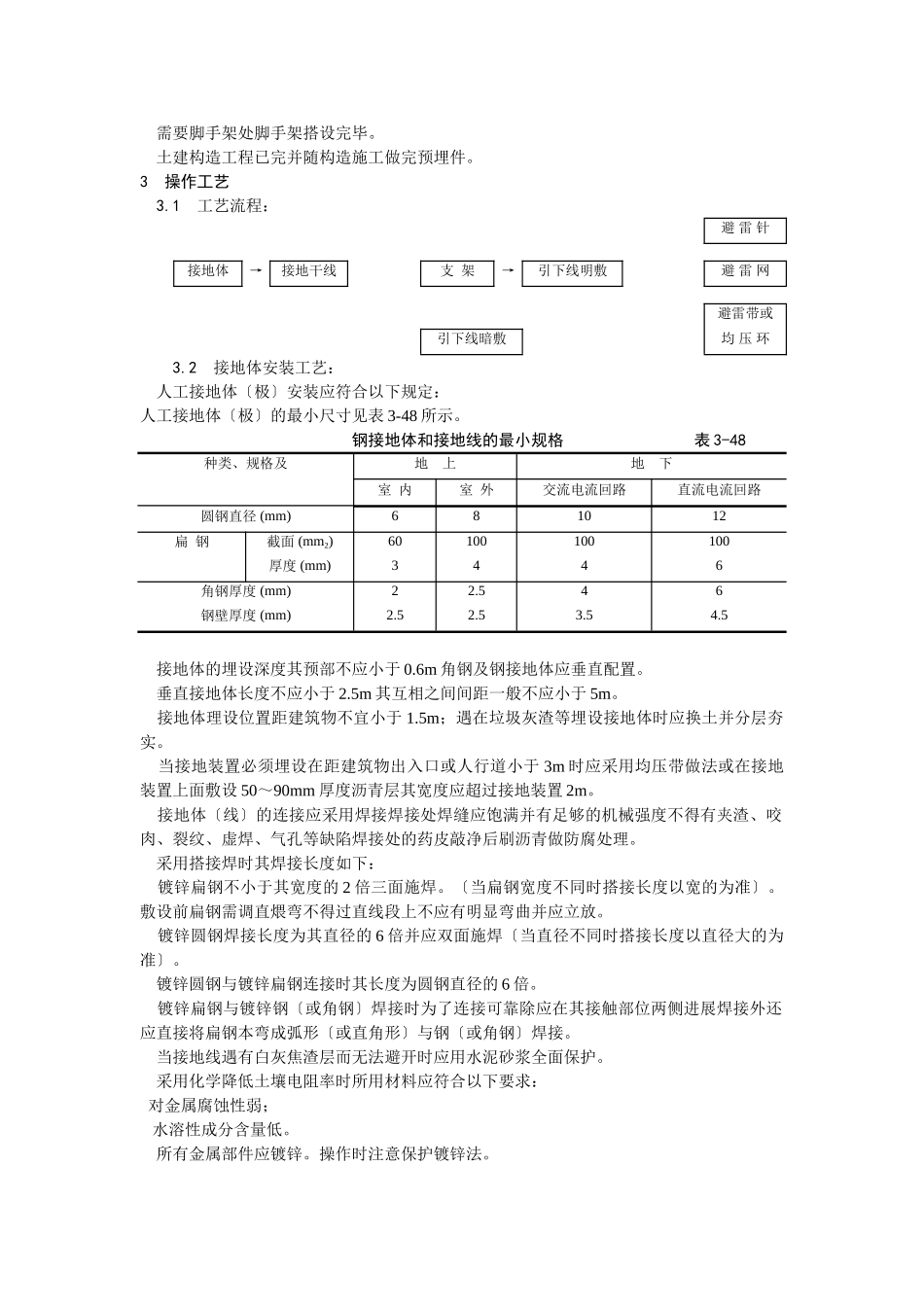 防雷及接地安装工艺_第2页